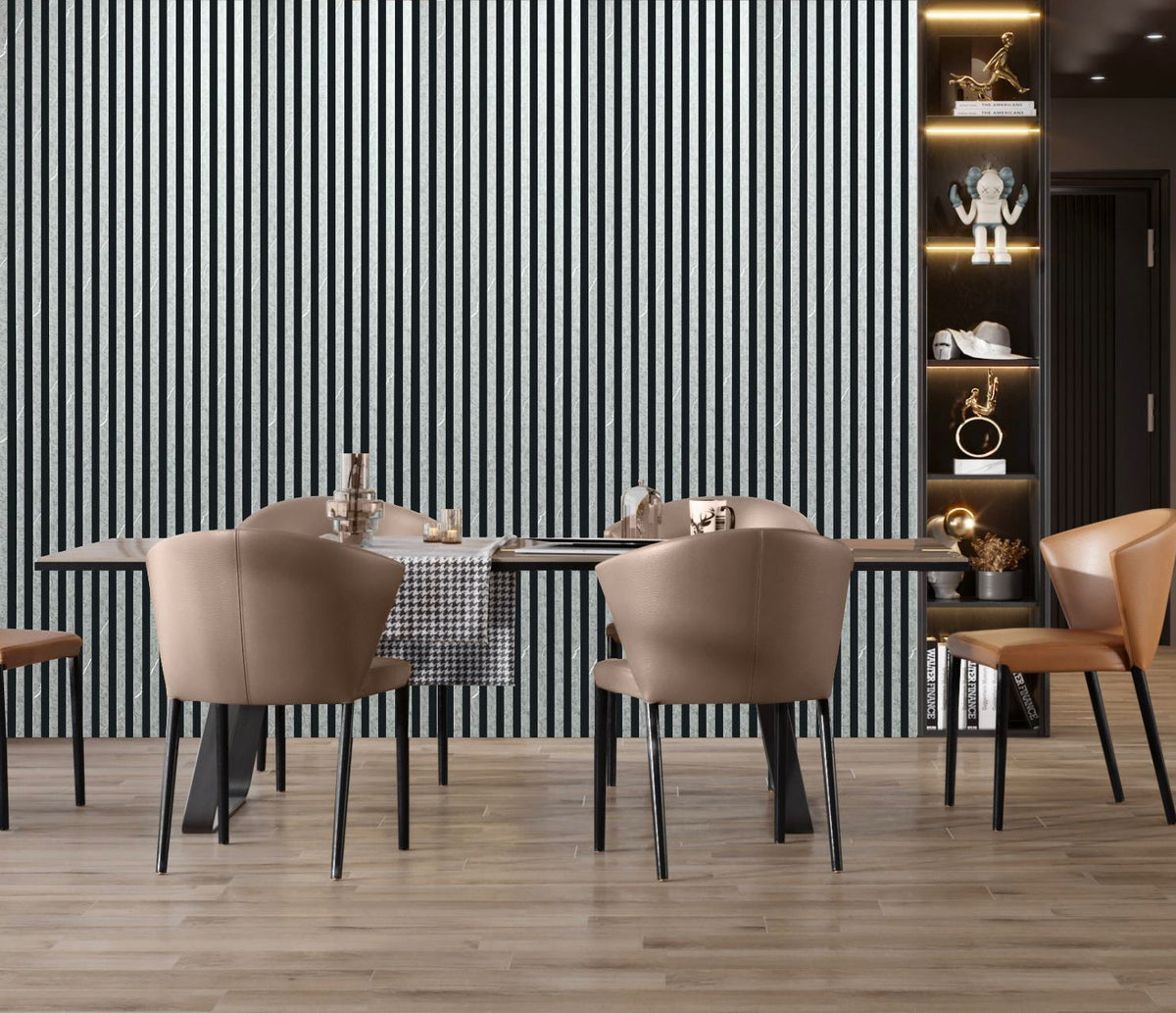 Acoustic Slat Wall Panel | Soundproof Wood Wall Panels 280cm(1 pack/ 4 pcs)