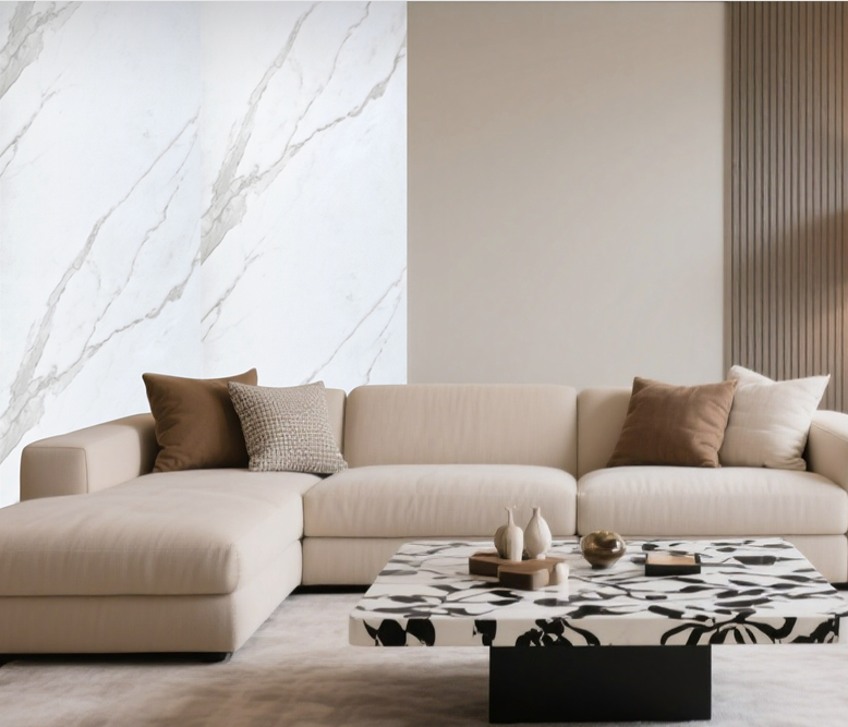 Premium PVC Wall Panels Marble (1-Pack(4 pcs))