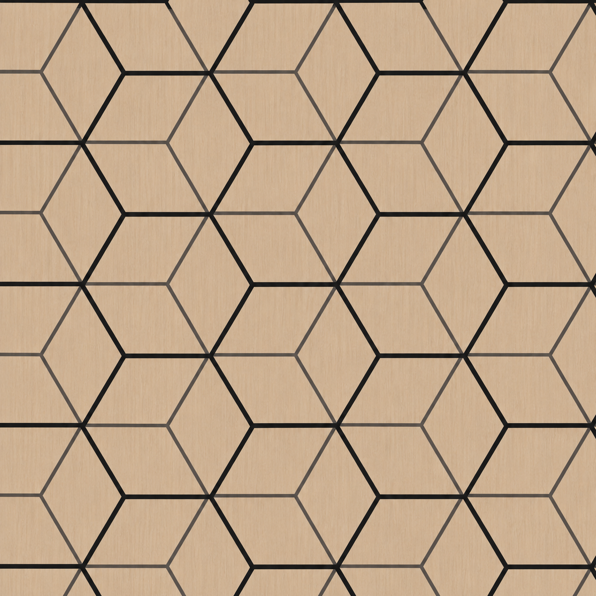 Acoustic Wall Panel with Mandala Pattern - 240cm (1-Pack/4 pcs)