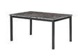Ruby MDF Marble Effect Dining Table Set