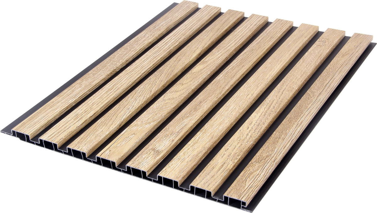 Acoustic Wall Panel - Slim Slat Design - 30 x 240cm (1-Pack/8 pcs)