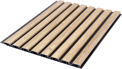 Acoustic Wall Panel - Slim Slat Design - 30 x 240cm (1-Pack/8 pcs)
