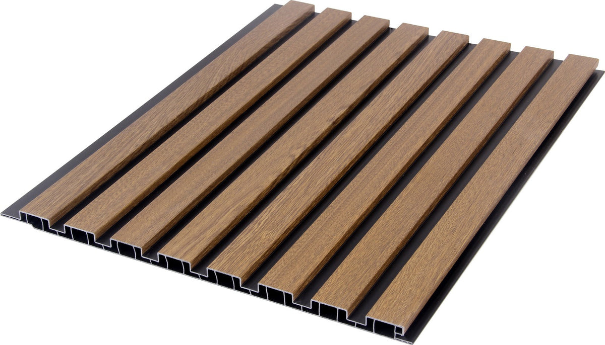 Acoustic Wall Panel - Slim Slat Design - 30 x 240cm (1-Pack/8 pcs)