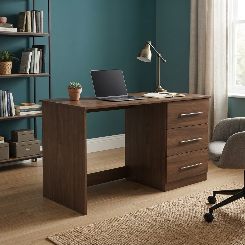 Modern 3-Drawer Desk