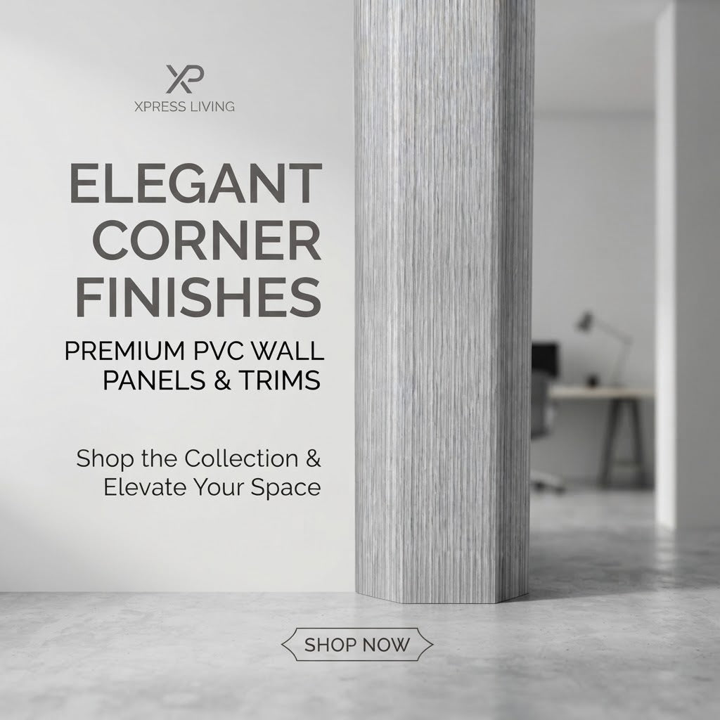Wall Panel Corner Strip - PVC - 240cm - (1 pack / 10pcs)