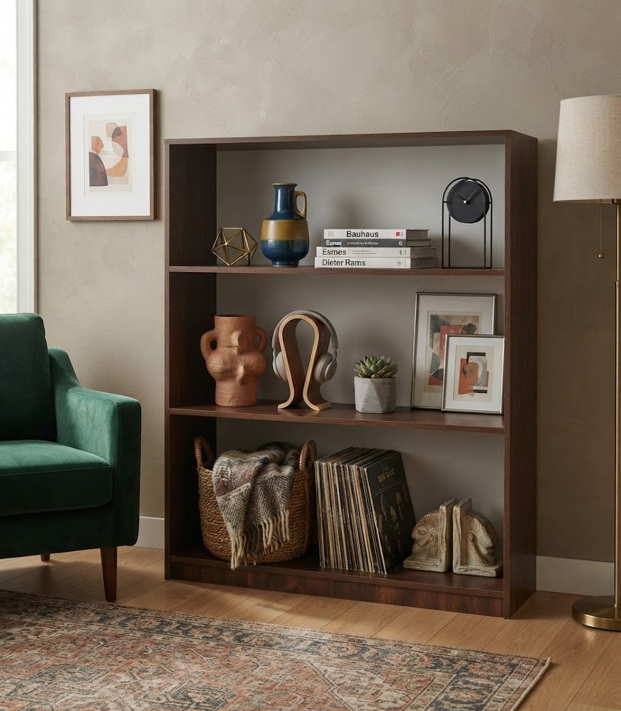Modern 4-Shelf Bookcase
