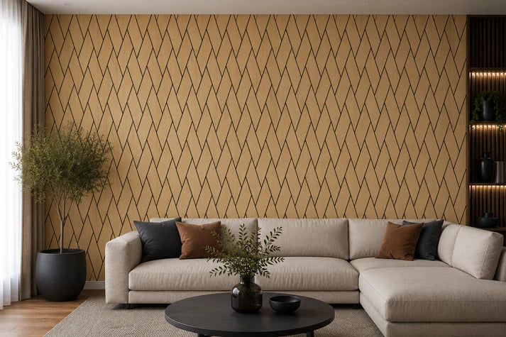 Chevron Acoustic Wood Wall Panel| 1 pack/ 4 pcs