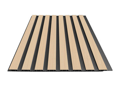Narrow Slat Acoustic Wood Wall Panel (30x240x1cm) | 1-Pack/ 8 pcs