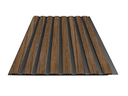 Narrow Slat Acoustic Wood Wall Panel (30x240x1cm) | 1-Pack/ 8 pcs
