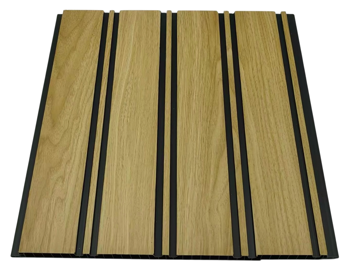 Wall Panel 64A Oak Effect PVC Wall & Ceiling Panels – 5.76m² Coverage (1-Pack/8 pcs)