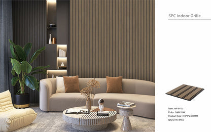Wall Panel 64A Oak Effect PVC Wall & Ceiling Panels – 5.76m² Coverage (1-Pack/8 pcs)