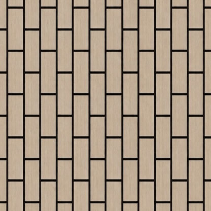 Vertical Brick Pattern Acoustic Wall Panel (1 pack / 4pcs)