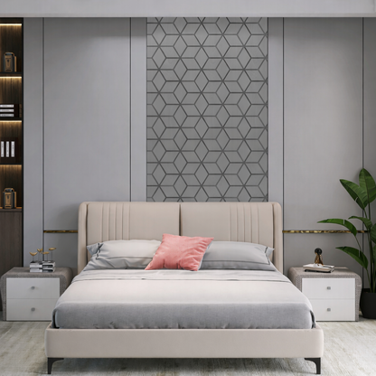 Acoustic Wall Panel with Mandala Pattern - 240cm (1-Pack/4 pcs)