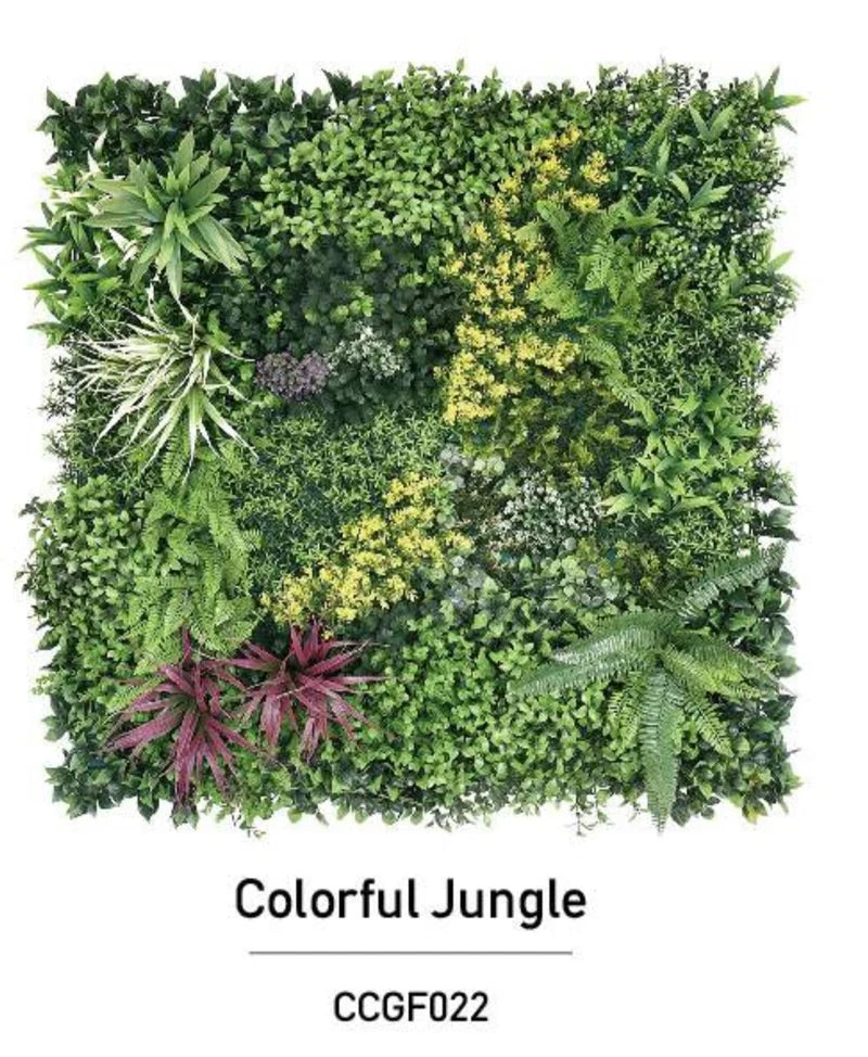 Artificial Grass & Foliage Wall Panel | Box of 5