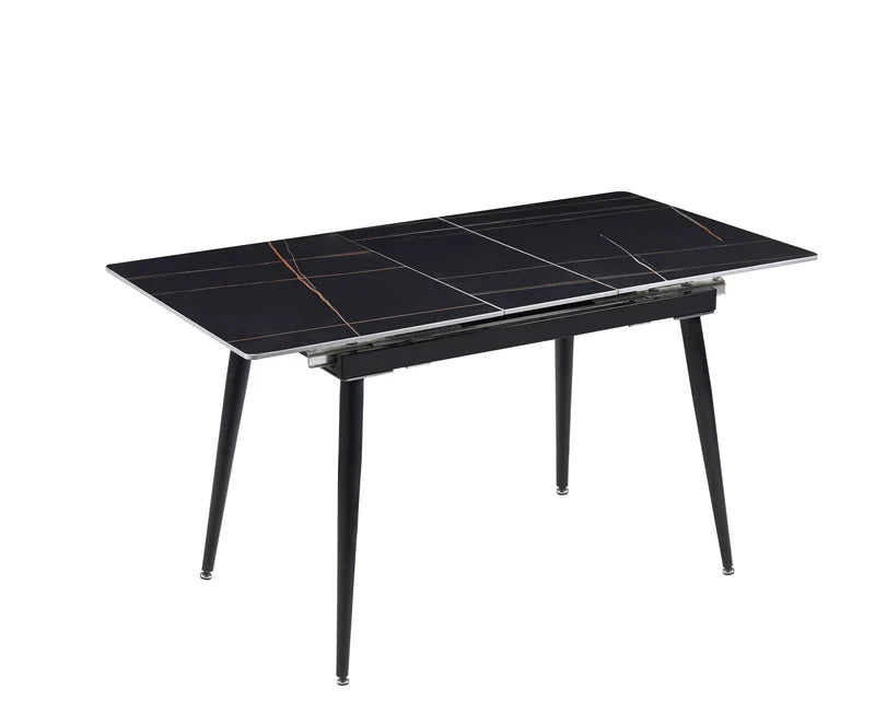 Modern Sintered Ceramic Extending Dining Table