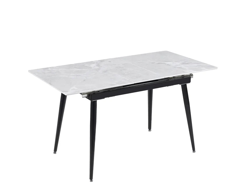 Modern Sintered Ceramic Extending Dining Table
