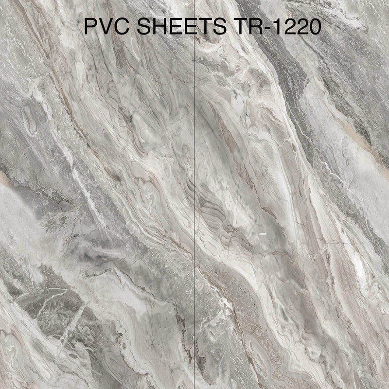 Luxurious 3D PVC Marble Sheet Wall Panel