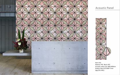 Wall Panel Acoustic - 240cm (1 Pack / 4 Pcs)