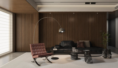 Premium Wood Effect Interlocking PVC Wall & Ceiling Panels (1-Pack/8 pcs)