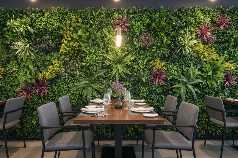 Artificial Grass & Foliage Wall Panel | Box of 5