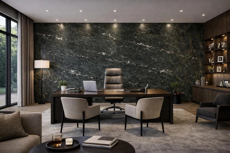 Luxury Art Glass & Marble Effect Wall Panel Sheet | ZS-3D031