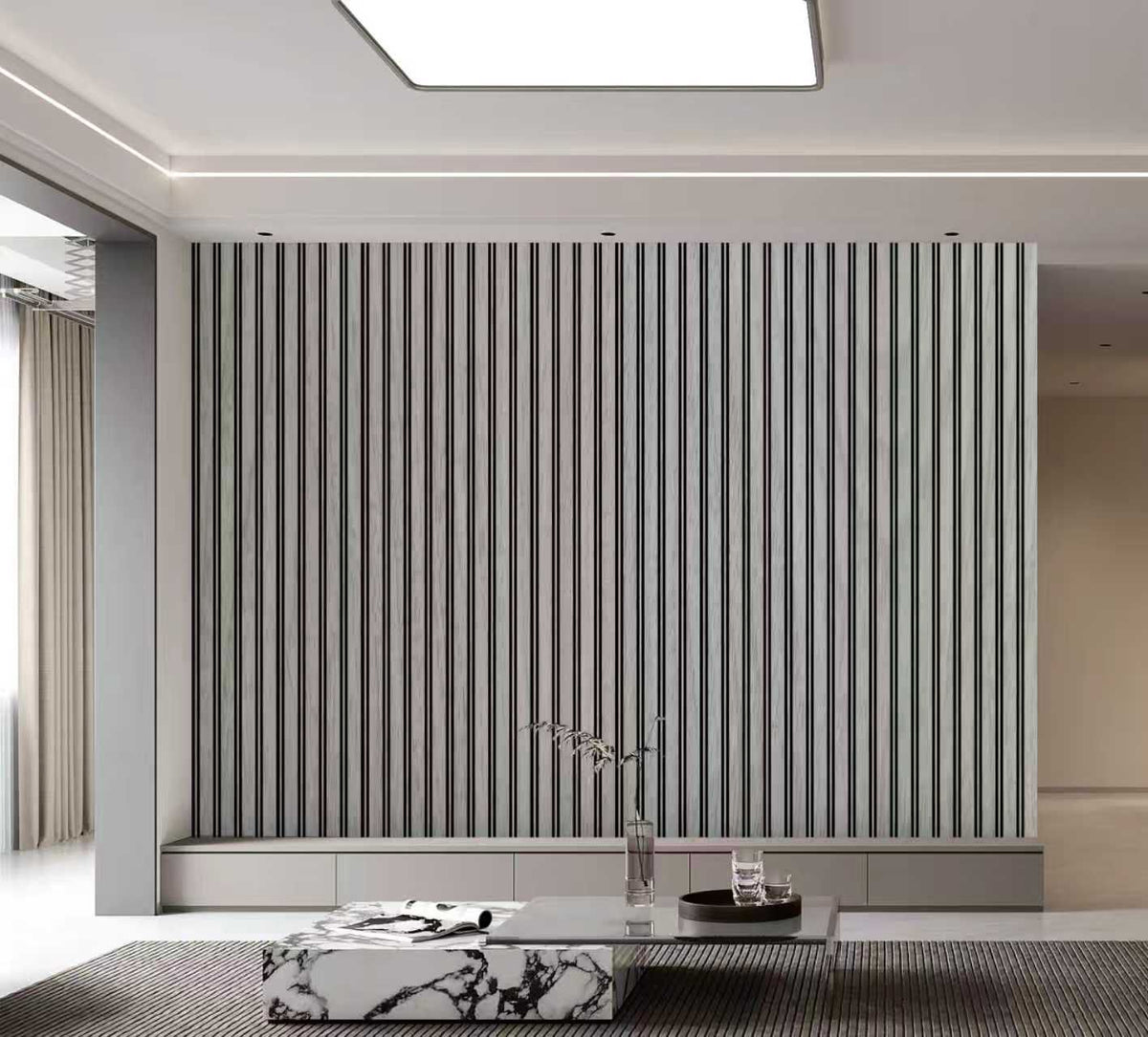 Wall Panel 64A Oak Effect PVC Wall & Ceiling Panels – 5.76m² Coverage (1-Pack/8 pcs)