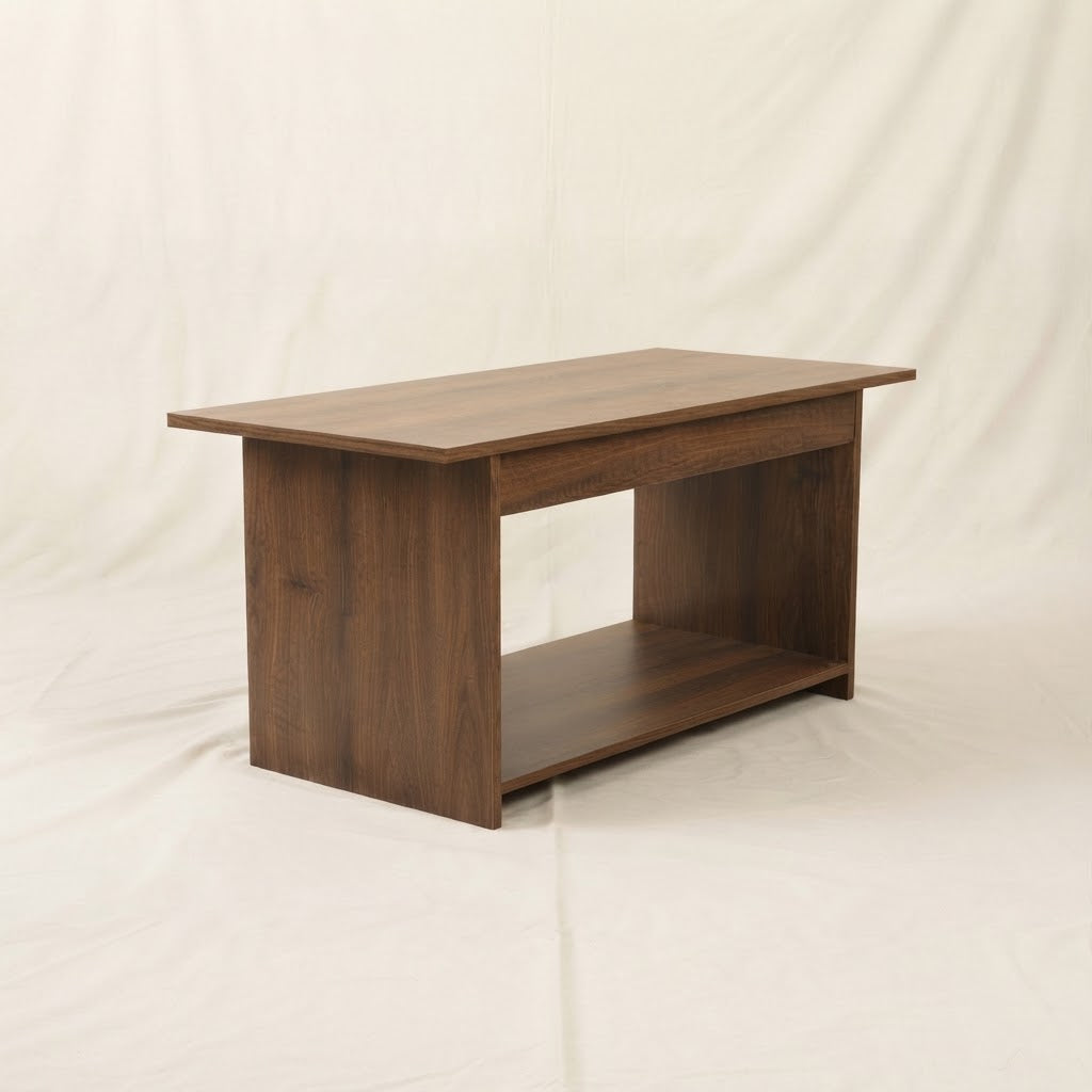 Modern Wooden Coffee Table with Lower Shelf | Living Room Furniture