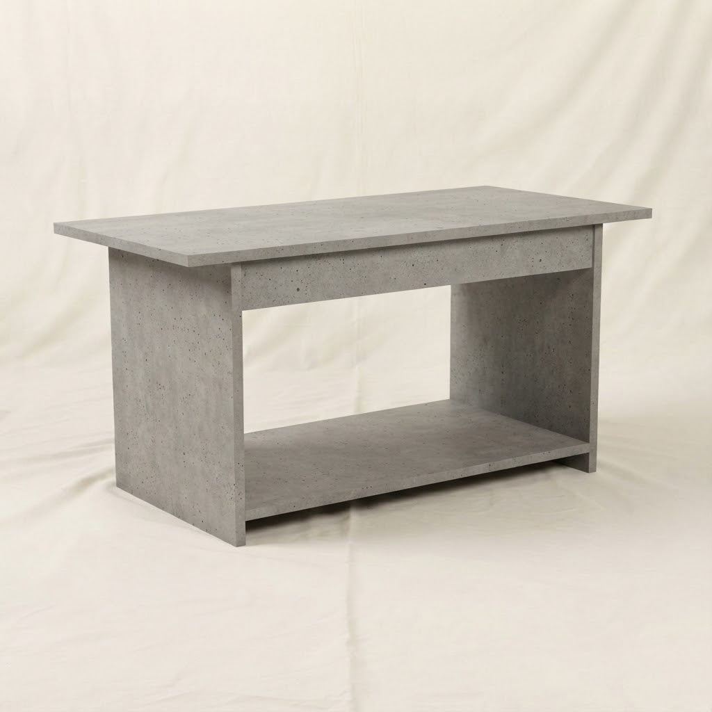 Modern Wooden Coffee Table with Lower Shelf | Living Room Furniture