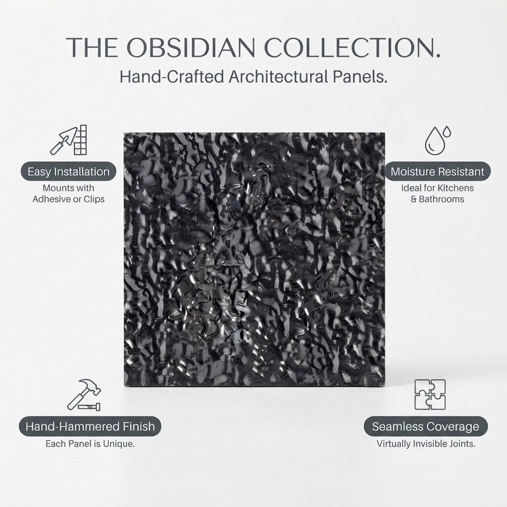 Modern Bamboo Charcoal Textured Wall Panel | Model WR3 (2440x1220mm)
