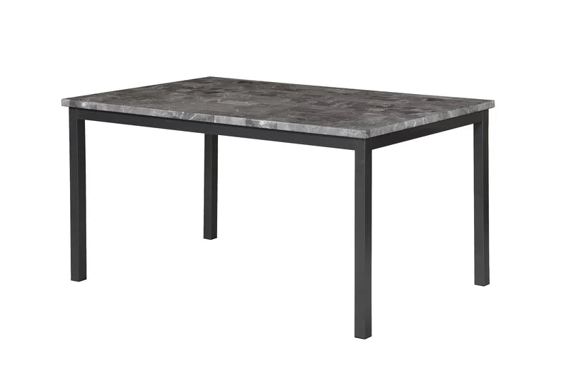 Ruby MDF Marble Effect Dining Table Set