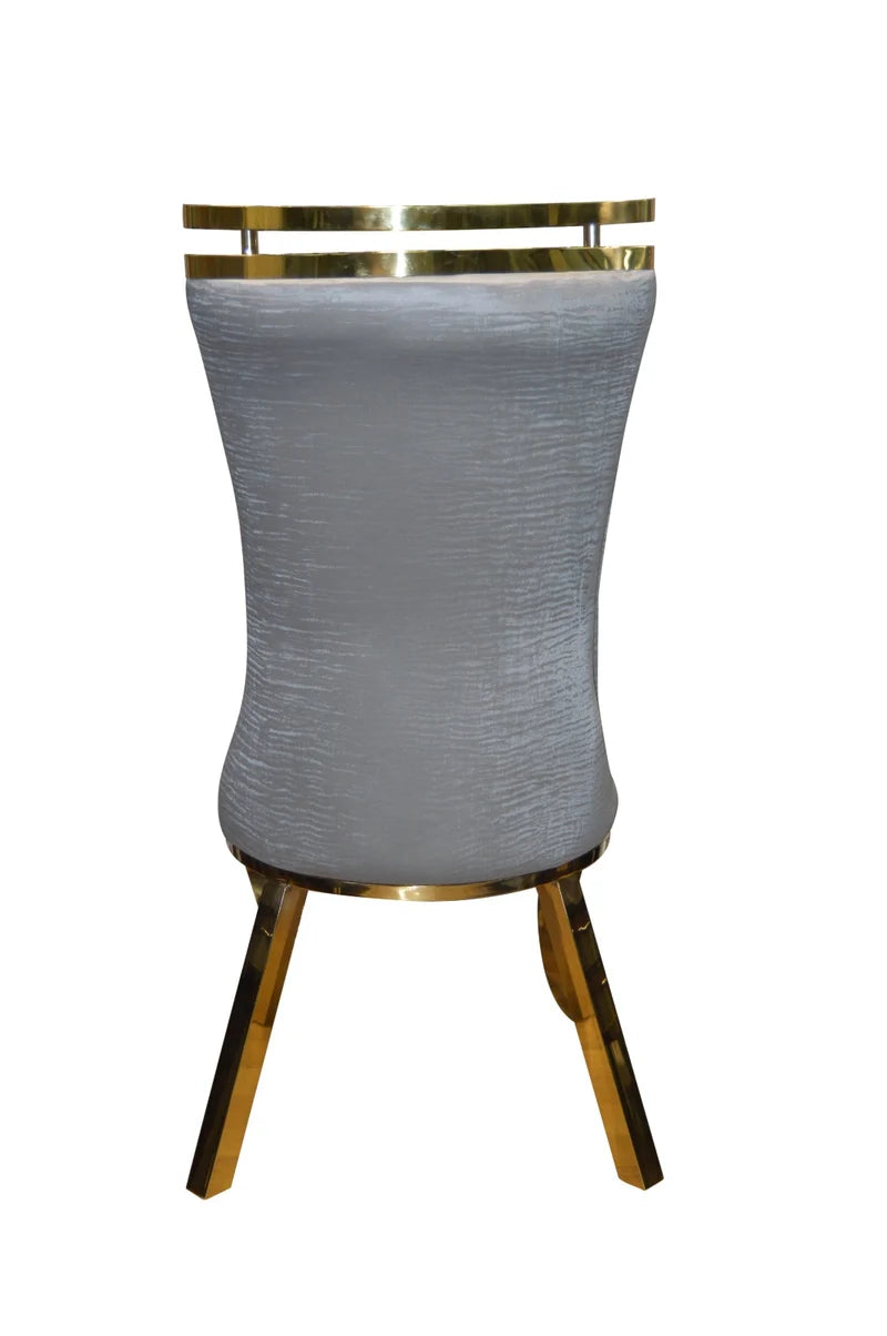 Greek Curved High Back Contemporary Dining Chair