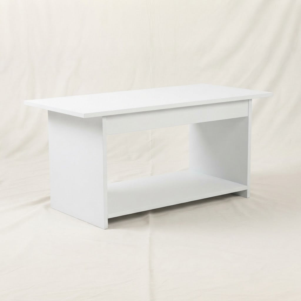 Modern Wooden Coffee Table with Lower Shelf | Living Room Furniture